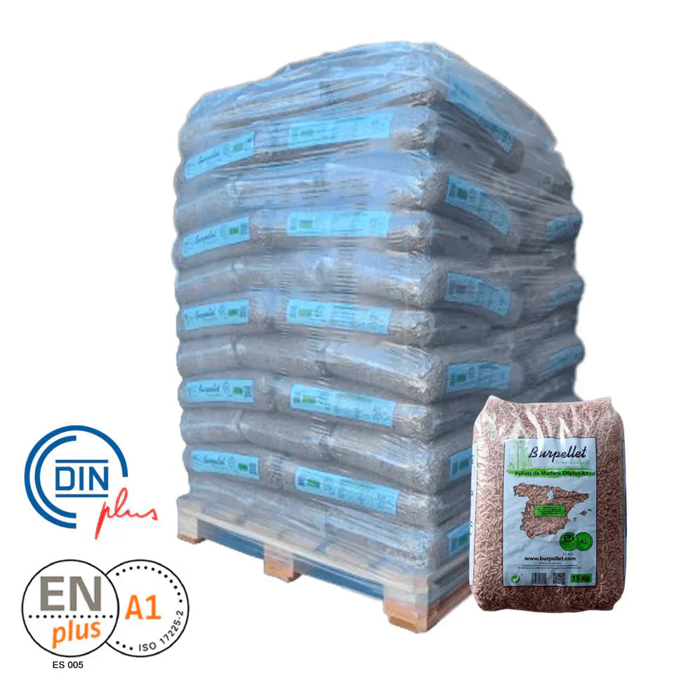 Burpellet 3 Palet - 231 Sacos certificado Enplus 15 kg